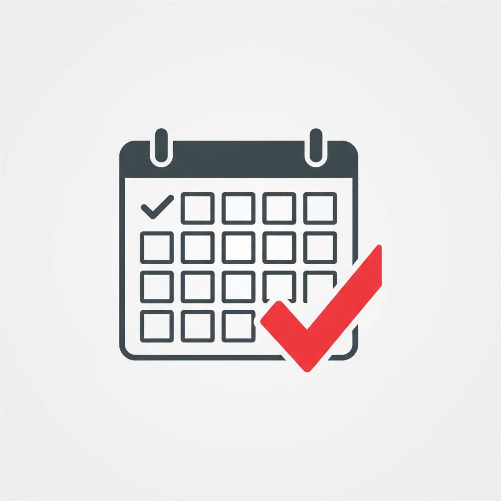Calendar check icon