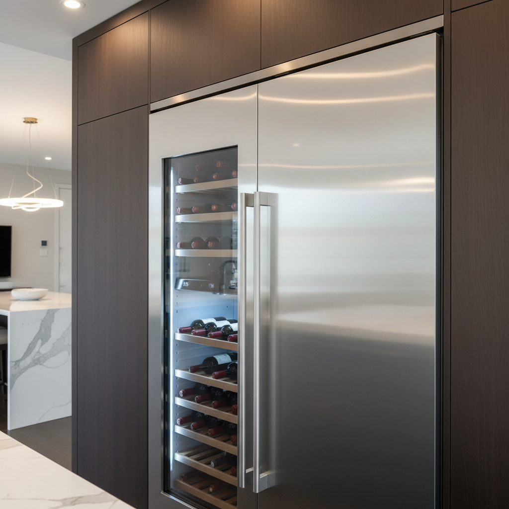 High-end kitchen appliances in Lake Forest home